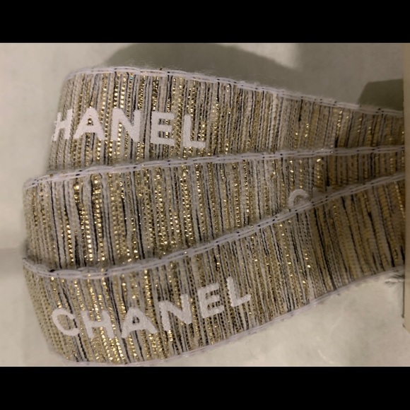 Genuine CHANEL Ribbon Authentic ONE Yard Holiday - Picture 3 of 11